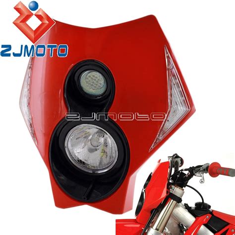 Universal Off Road Streetfighter Headlight Fairing Motorcycle Red