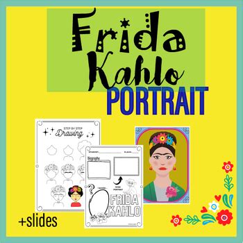 Hispanic Heritage Month Activity Printable Frida Kahlo S Portrait Activity