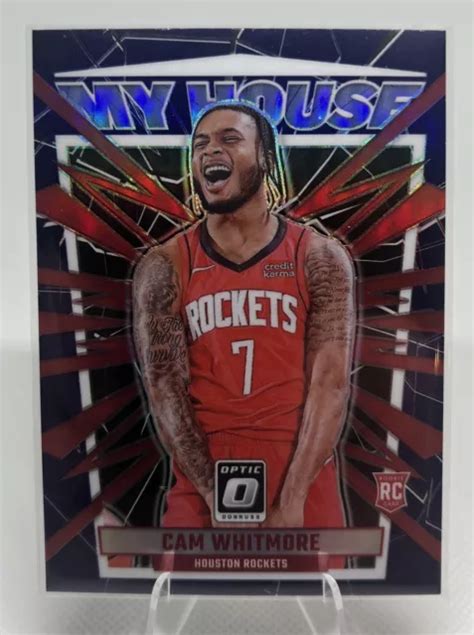 2023 24 DONRUSS OPTIC My House Violet Prizm Cam Whitmore RC 12 Houston