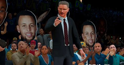 NBA 2K22 Steve Kerr Cyberface Coach By Autumn Shuajota NBA 2K24