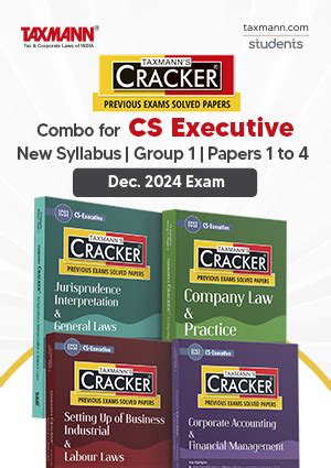 Cs Executive New Syllabus Group Papers To Cracker Combo