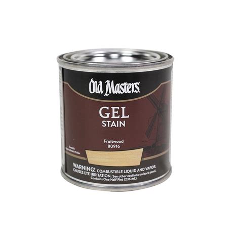 Old Masters Semi Transparent Fruitwood Oil Based Alkyd Gel Stain Pt