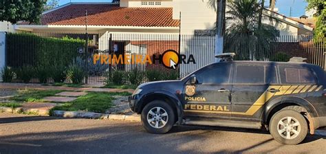 Polícia Federal cumpre mandado em Rondonópolis em operação para