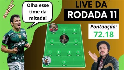 Live Cartola Fc Rodada Time Para Pontuar E Valorizar