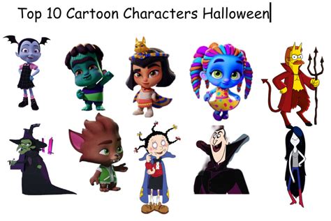 Top 10 Cartoon Characters Halloween By Briancabillan On Deviantart