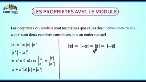 Le Module D Un Nombre Complexe Youtube