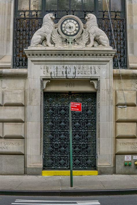 The Entrance To The Former Central Savings Bank Now An Apple Bank The