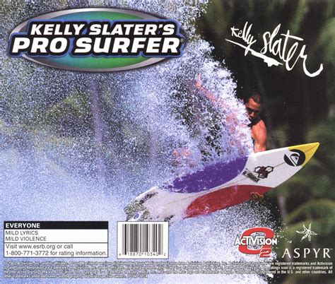 Kelly Slater S Pro Surfer Cover Or Packaging Material MobyGames