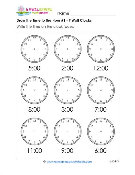 2nd Grade Time Worksheets Printable And Enjoyable Learning