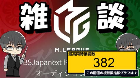 ライブ同時接続数グラフ『【雑談】bsjapanextドラフト会議指名オーディションについて雑談しましょう 』 Livechart