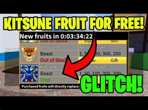 PERMANENT KITSUNE FRUIT FOR FREE YouTube