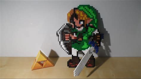 Link With The Master Sword In Perler Beads The Legend Of Zelda Youtube