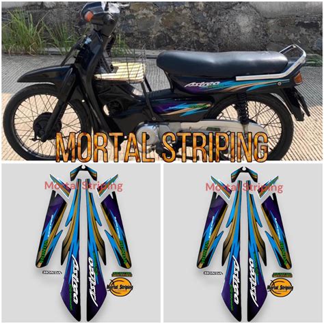 Jual STIKER STRIPING LIS BODY HONDA ASTREA GRAND TAHUN 97 1997 1998