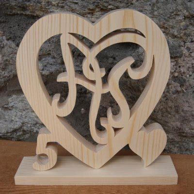 Cadeaux Coeur Noce De Bois Ans De Mariage Initiales Personnalis Es