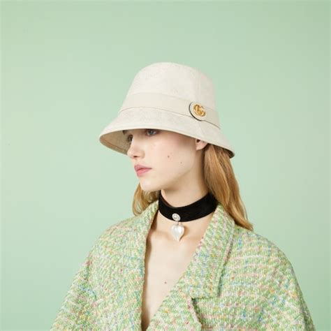 Gucci Gg Canvas Bucket Hat Hg