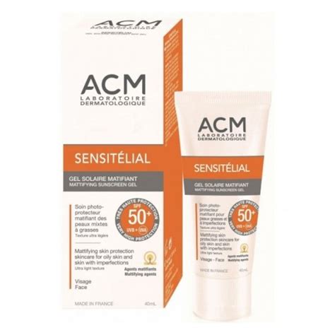 Acm Sensitelial Matificante Gel Spf X Ml Farmaonline