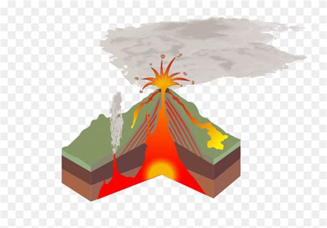 Structure Volcano Unlabeled Volcano Png Flyclipart