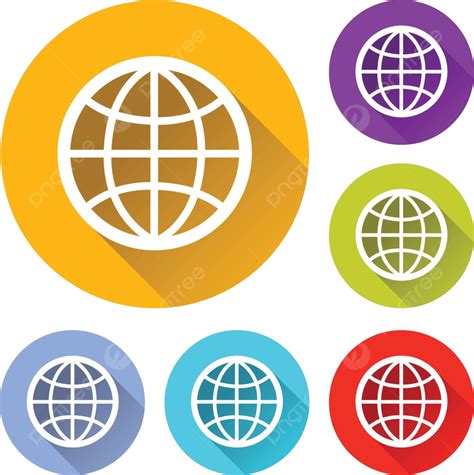 Earth Icons Globe Icon Blue Vector Globe Icon Blue Png And Vector