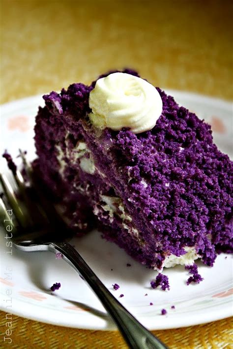 Purple Sweet Potato Cake Recipe