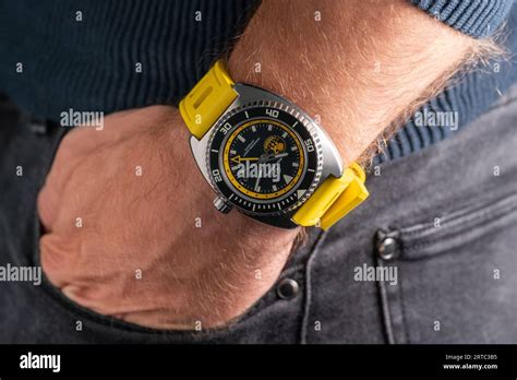 Aquadive Gmt Poseidon Limited Edition Stock Photo Alamy