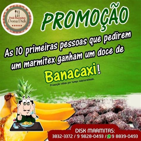 Marmitex Patrocinio Mg - Menu em Disk Marmitex Dona Didi Patrocínio MG restaurante, Patrocínio