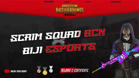 LIVE SCRIM SQUAD BCN 21 08 2022 SCRIM PUBG MOBILE ROOM ADVANCE YouTube