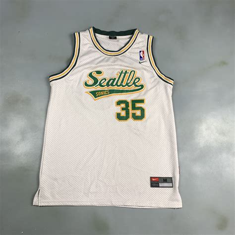 NBA × Nike × Vintage Vintage NIKE NBA Seattle Sonics #35 Durant Jersey