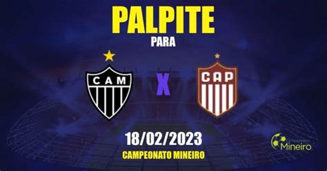 Palpite Atlético MG x Patrocinense 18 02 2023 Campeonato Mineiro APWin