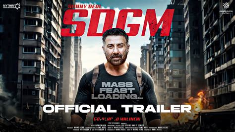 SDGM Official Teaser Sunny Deol Rashmika Mandanna Gopichand