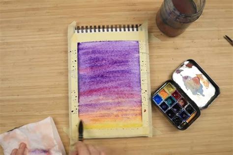 Night Sky Tutorial: Easy Watercolor Painting - Pintando.org