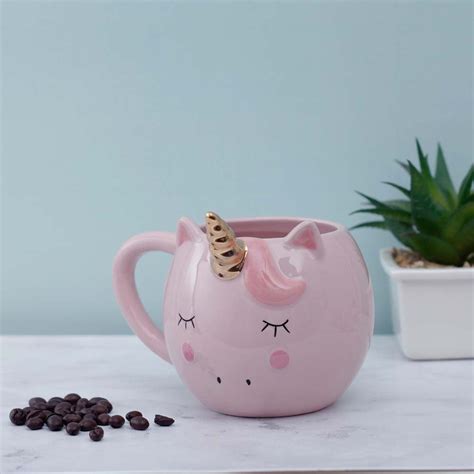 Cute Large Unicorn Pink Coffee Mug - WallMantra