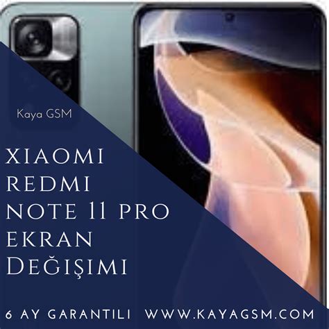 Xiaomi Redmi Note Pro Ekran De I Imi Aci Cep Tamiri