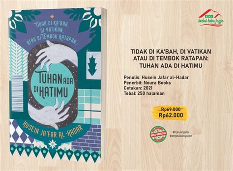 Jual Buku Tuhan Ada Di Hatimu Husein Jafar Al Hadar Di Lapak Kedai