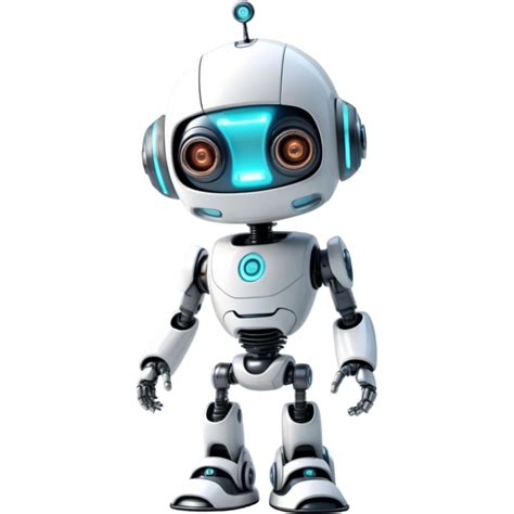 Cute Robot Character Ai Generative 29572104 Png