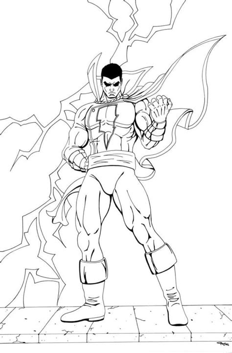 Desenhos De DC Shazam 2 Para Colorir E Imprimir ColorirOnline