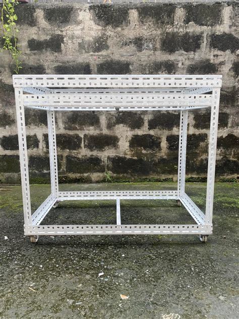 2 Tier Metal Rack with Wheels, Everything Else, Others on Carousell