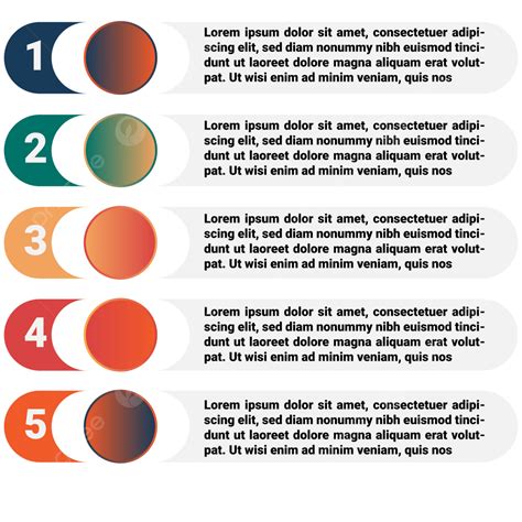 5 Steps Infographic Vector Design Images 5 Steps Simple Elegant And