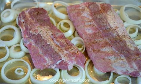 Bourbon And Brown Sugar Barbecue Ribs Cooking With Curls