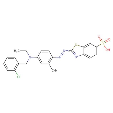 6 Benzothiazolesulfonic Acid 2 4 2 Chlorophenyl Methyl Ethylamino