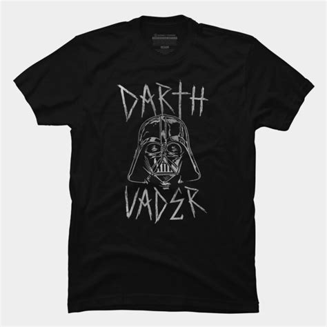 Darth Vader Metal T Shirt By StarWars Design By Humans