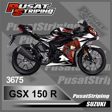 Jual 3675 Striping Sticker Suzuki Gsx 150r Striping Desain Samurai