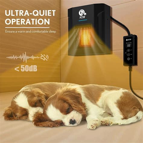 300W Dog House Heater with Thermostat & Remote Control | Outdoor Pet ...