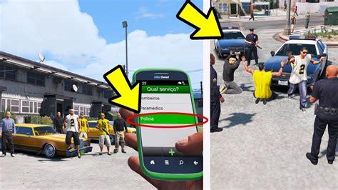 Gta O Que Acontece Se Ligar Para Policia Contra As Gangues De Los