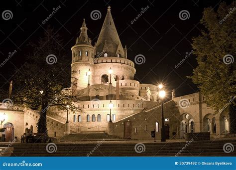 Fisherman S Bastion Night View, Budapest Stock Photo - Image of travel ...