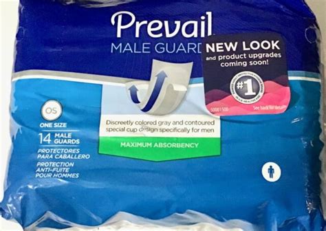 Prevail Male Guards One Size Fits Most 14 Count Pack Pv 811 Max Absorbency Ebay