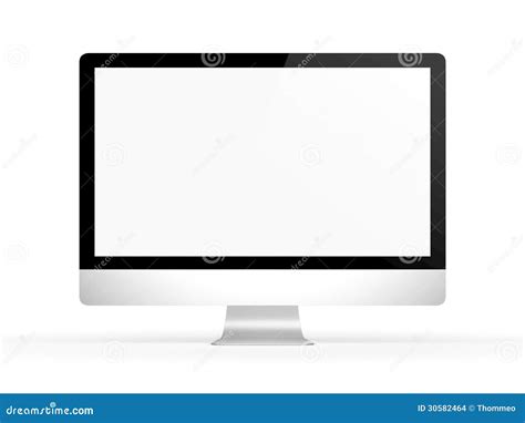 Mac Computer Screen Frontal Stock Illustration - Image: 30582464