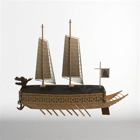 3D Turtle Ship model - TurboSquid 1768559