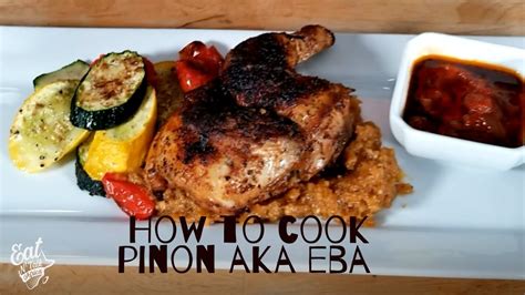 How To Cook Eba Aka Pinon Aka Plakali Aka Ugali Youtube