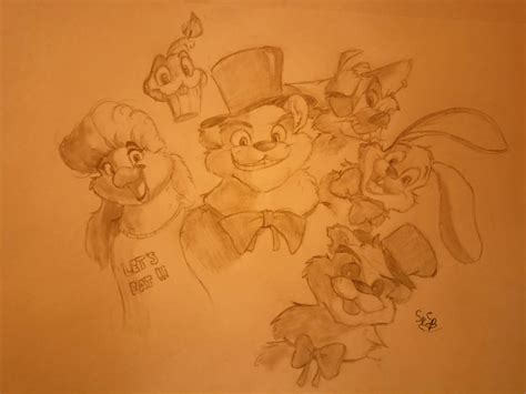 Five Nights At Freddy's 1 Characters by SparkySibiryakow on DeviantArt