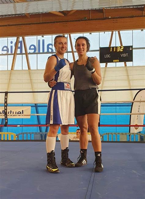 Boxe Championnat De France Amateur La Bayonnaise Ibaremborde Chute